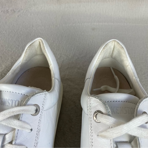 Birkenstock Bend Low Decon Women's Sneakers US 10 EU 41 White Leather Comfort - Picture 9 of 11